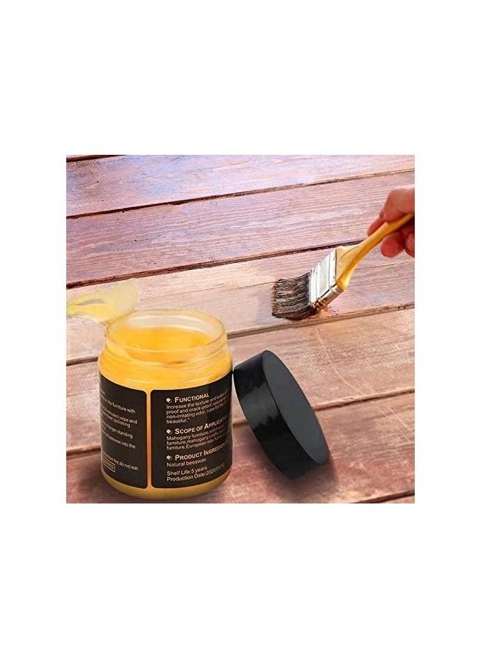 Generic - Wood Seasoning Beewax Natural Beewax Traditional Wood Wax Multipurpose Beeswax Furniture Polish for Wood and Furniture, Natural beeswax Wood Cleaner and Polishing, for Furniture, Floor, Tables - Image 1