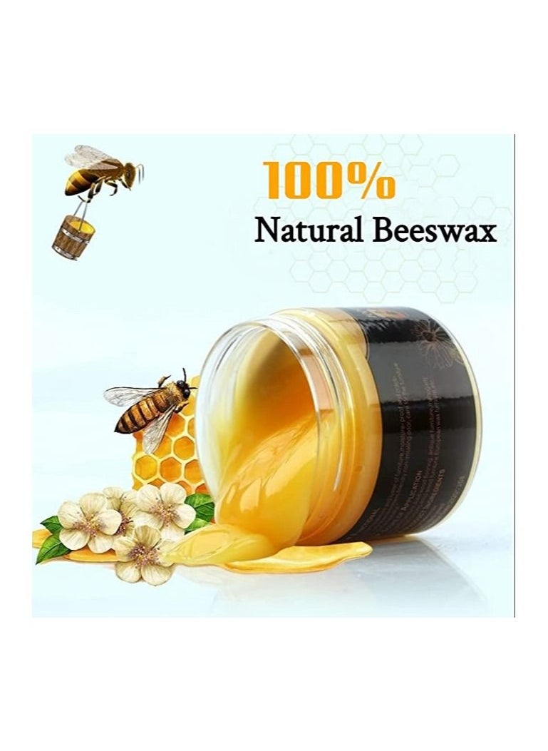 Generic - Wood Seasoning Beewax Natural Beewax Traditional Wood Wax Multipurpose Beeswax Furniture Polish for Wood and Furniture, Natural beeswax Wood Cleaner and Polishing, for Furniture, Floor, Tables - Image 1
