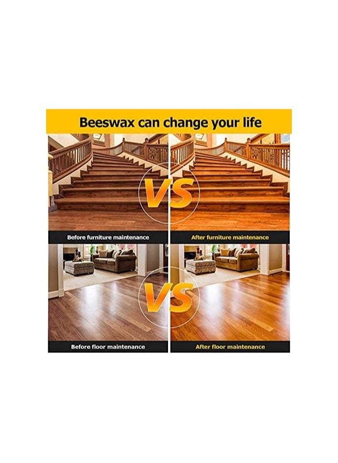 Generic - Wood Seasoning Beewax Natural Beewax Traditional Wood Wax Multipurpose Beeswax Furniture Polish for Wood and Furniture, Natural beeswax Wood Cleaner and Polishing, for Furniture, Floor, Tables - Image 1