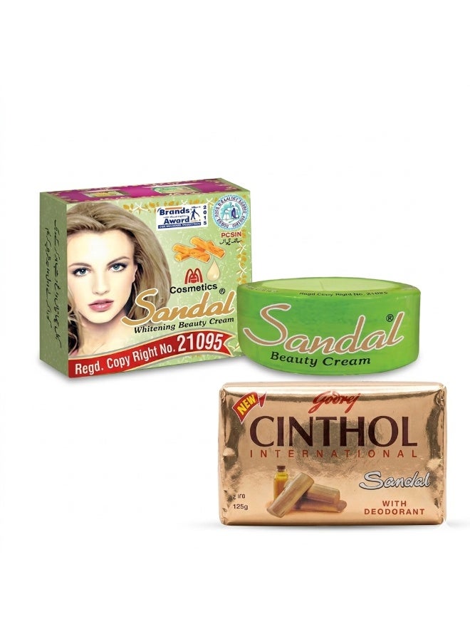 The complete sandalwood set for skin freshness and brightening (two pieces) - Image 1