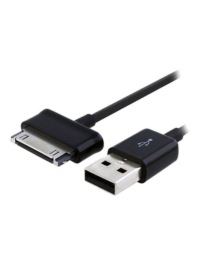 NIBEMINENT USB Data and Charging Cable For Samsung Galaxy Tab (P7300) Black - Image 1