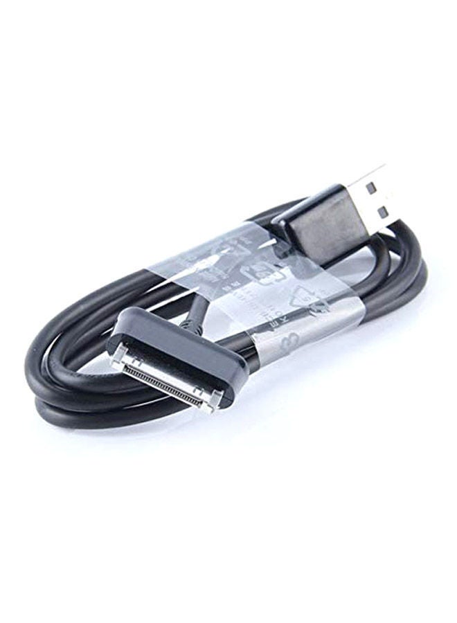 NIBEMINENT USB Data and Charging Cable For Samsung Galaxy Tab (P7300) Black - Image 3