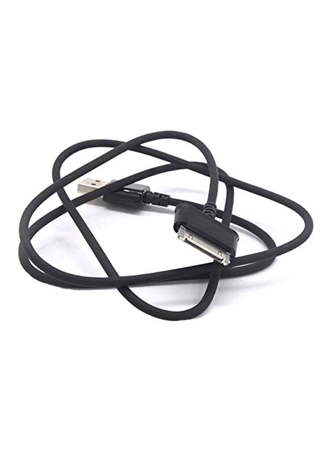 NIBEMINENT USB Data and Charging Cable For Samsung Galaxy Tab (P7300) Black - Image 2