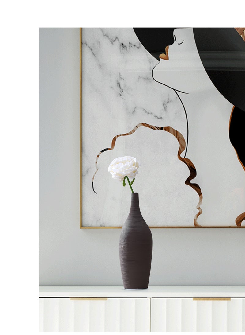 Shuer Creative Modern Simple Ceramic Vase Art Life Vase Living Room Bedroom Flower Arrangement Decoration Ornaments - Image 2