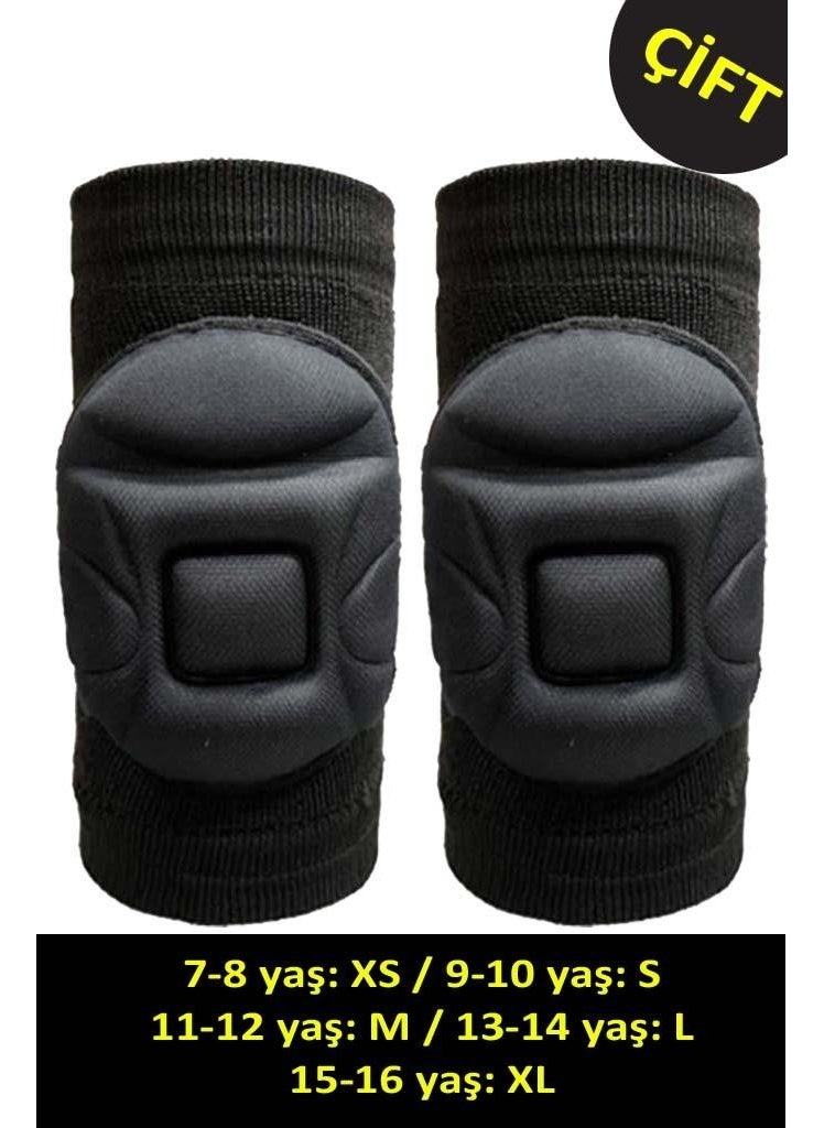 Liggo Double Children's Volleyball Knee Pad Goalkeeper Knee Pad Embossed Sponge Supported  - Image 2