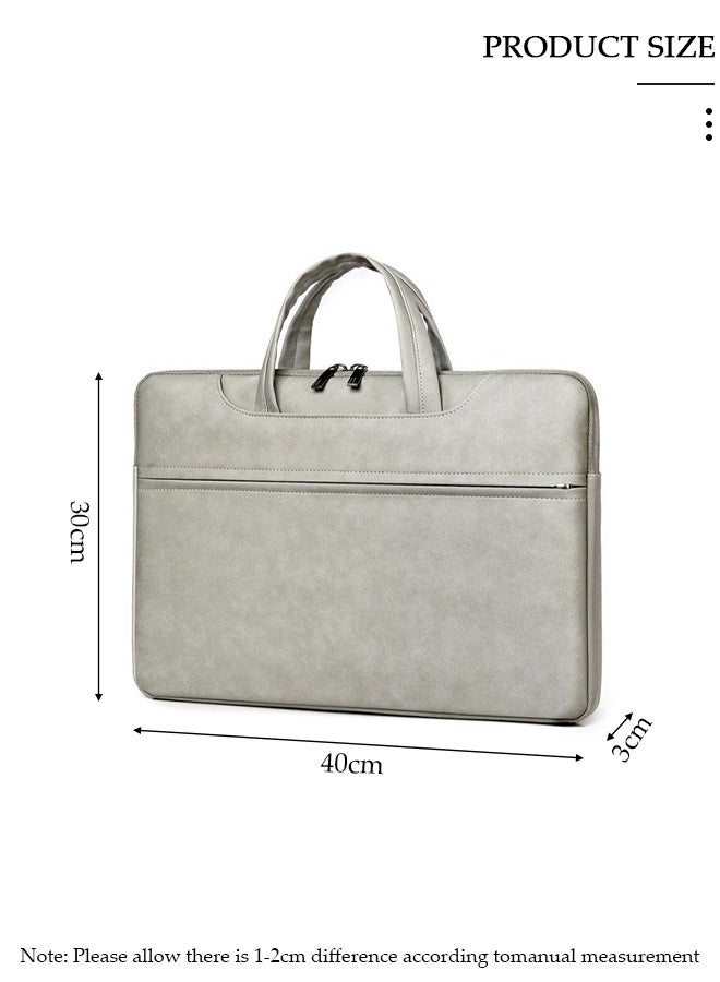 DUNISO 15.6 Inch Laptop Bag Lightweight Computer Bag Travel Business Briefcase Water Resistance Shoulder Messenger Bag Crossbody Bag for Men and Women Work Office - Image 2