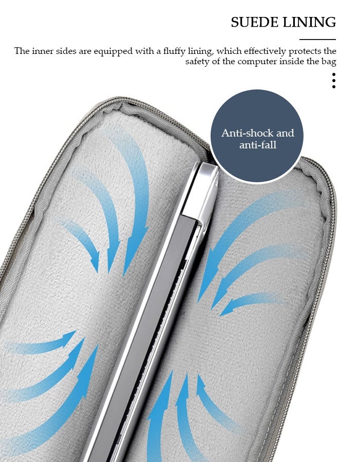 15.6 Inch Laptop Bag Lightweight Computer Bag Travel Business Briefcase Water Resistance Shoulder Messenger Bag Crossbody Bag for Men and Women Work Office