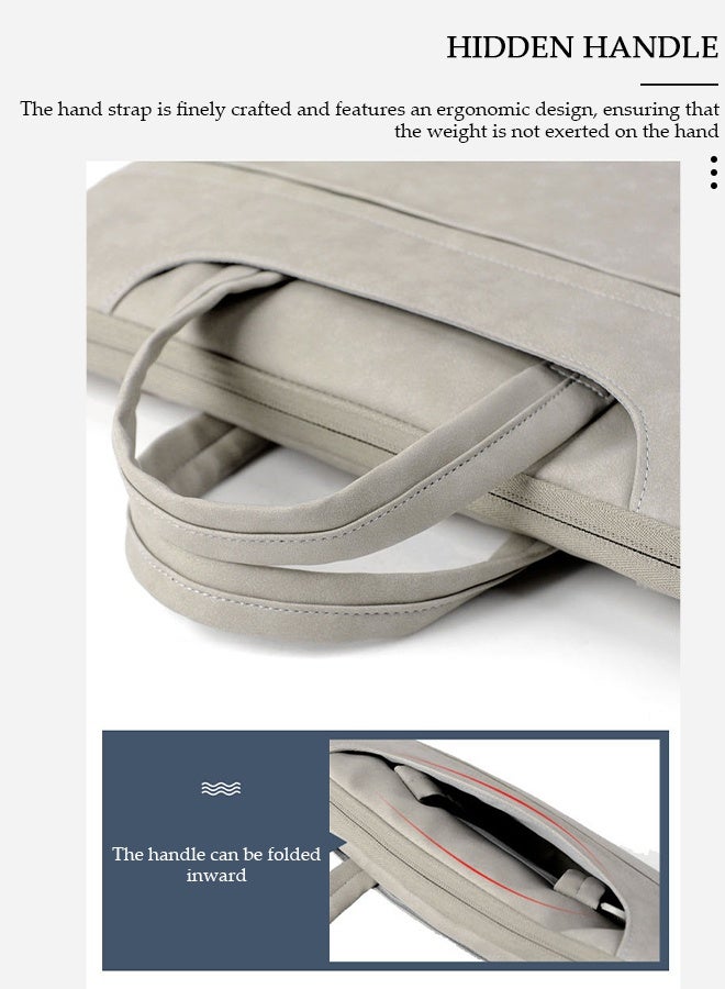 15.6 Inch Laptop Bag Lightweight Computer Bag Travel Business Briefcase Water Resistance Shoulder Messenger Bag Crossbody Bag for Men and Women Work Office