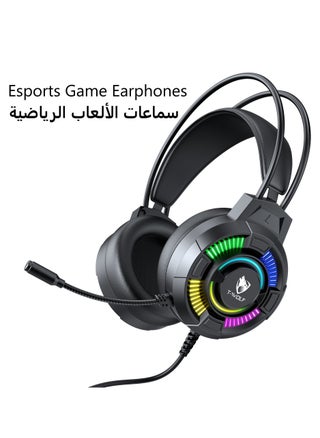 PC Gaming Headphone with Mic and LED Light,Professional Gaming Headset For PS4/PS5/XOne/XSeries/Nintendo Switch/PC -Wired - pzsku/ZEFC6A3133C6BC868EE22Z/45/_/1721291176/e1b94d0d-b91e-495c-ade9-c75502812811