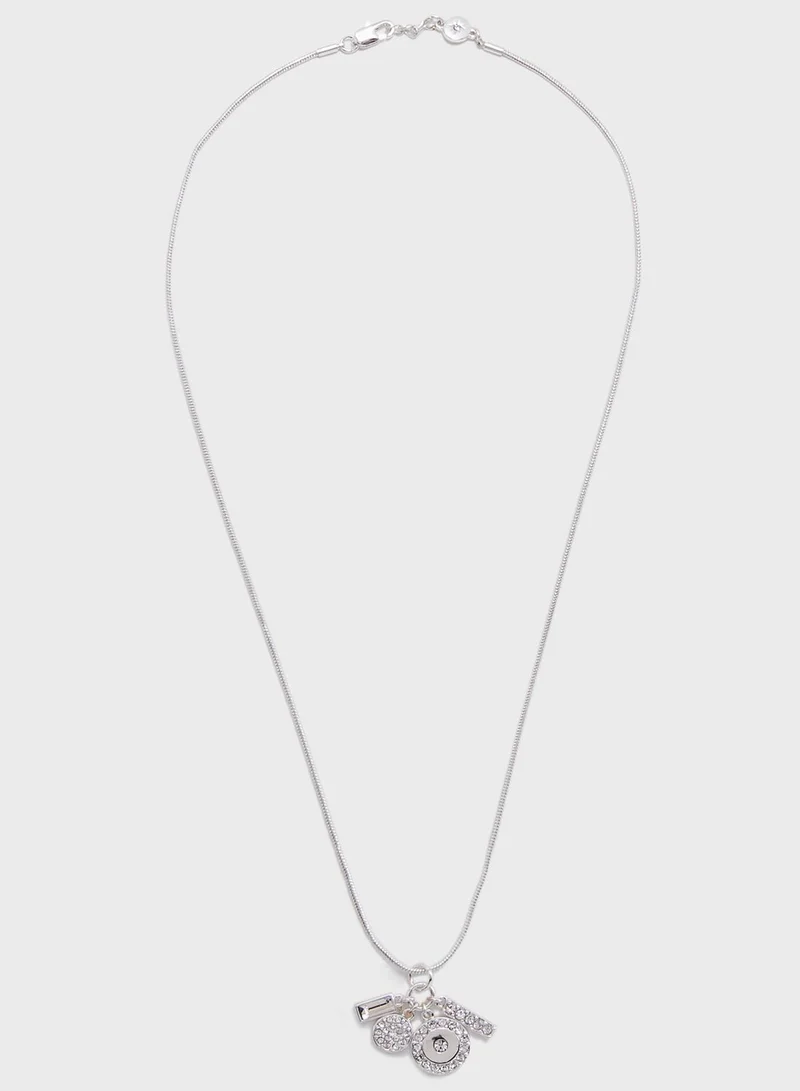 BUCKLEY LONDON Hepburn Charm Pendant Necklace