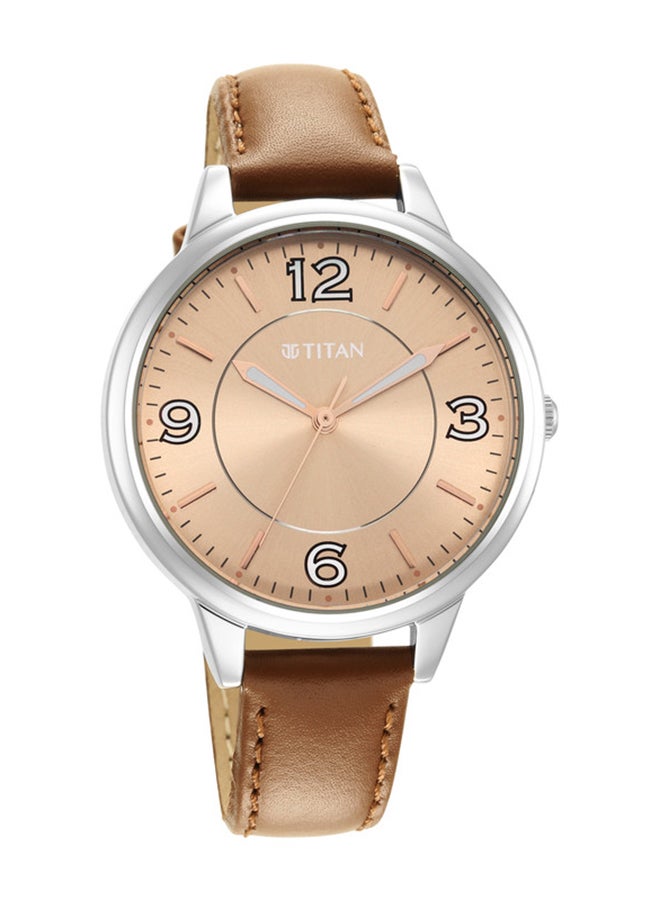TITAN Leather Analog Wrist Watch 2617SL05 - Image 1