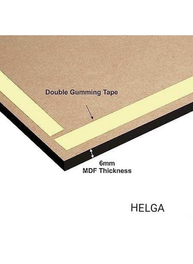 HELGA هَلْغَا آية الكرسي قلم الله محمد لوحة إسلامية مسلمة إطار صورة للتعليق على الحائط ديكور منزلي (18 بوصة × 12 بوصة مجموعة من 3) تصميم-08 - Image 4