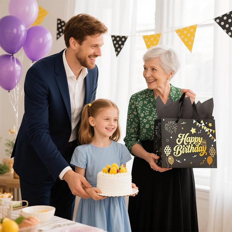 Sipthene Black Birthday Gift Bag - Image 2