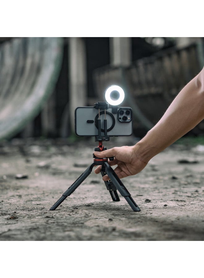 Surewo Magnetic Phone Light, Pocket-sized Portable Flashlight, Suitable For Apple Iphone 16/15, Mini Selfie Magsafe Photography Light, Portable Beauty Camera Light