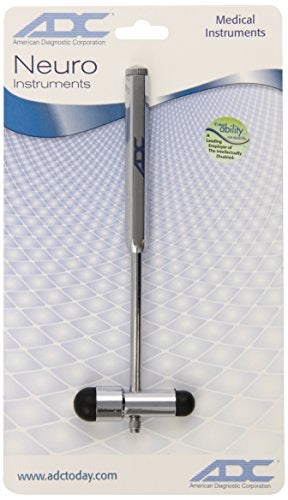 ADC Buck Neurological Hammer with Concealed Brush and Needle, Chrome-Plated Medical Instrument - Image 1