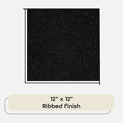 Achim Nexus Self Adhesive 12-Inch Carpet Floor Tiles, 12 Tiles - 12" x 12", Jet Black - Peel & Stick, DIY Flooring for Kitchen, Dining Room, Bedrooms & Bathrooms by Achim Home Decor - Image 3