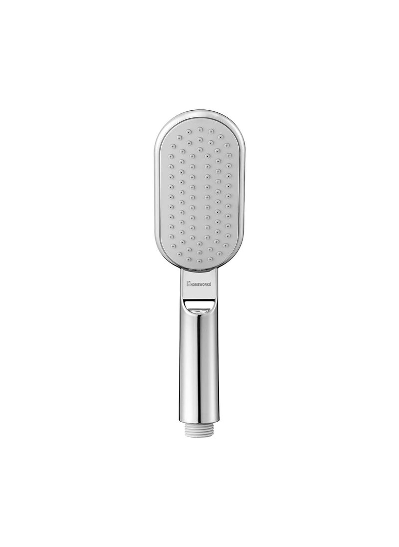 homeworks HomeWorks Gulmarg ABS Plastic MultiFunction Rain And Mist Spray Hand Shower Head With 15 Meter Stainless Steel Flexible Hose Pipe And ABS Wall Hook Chrome Finish Set of 1  - Image 2