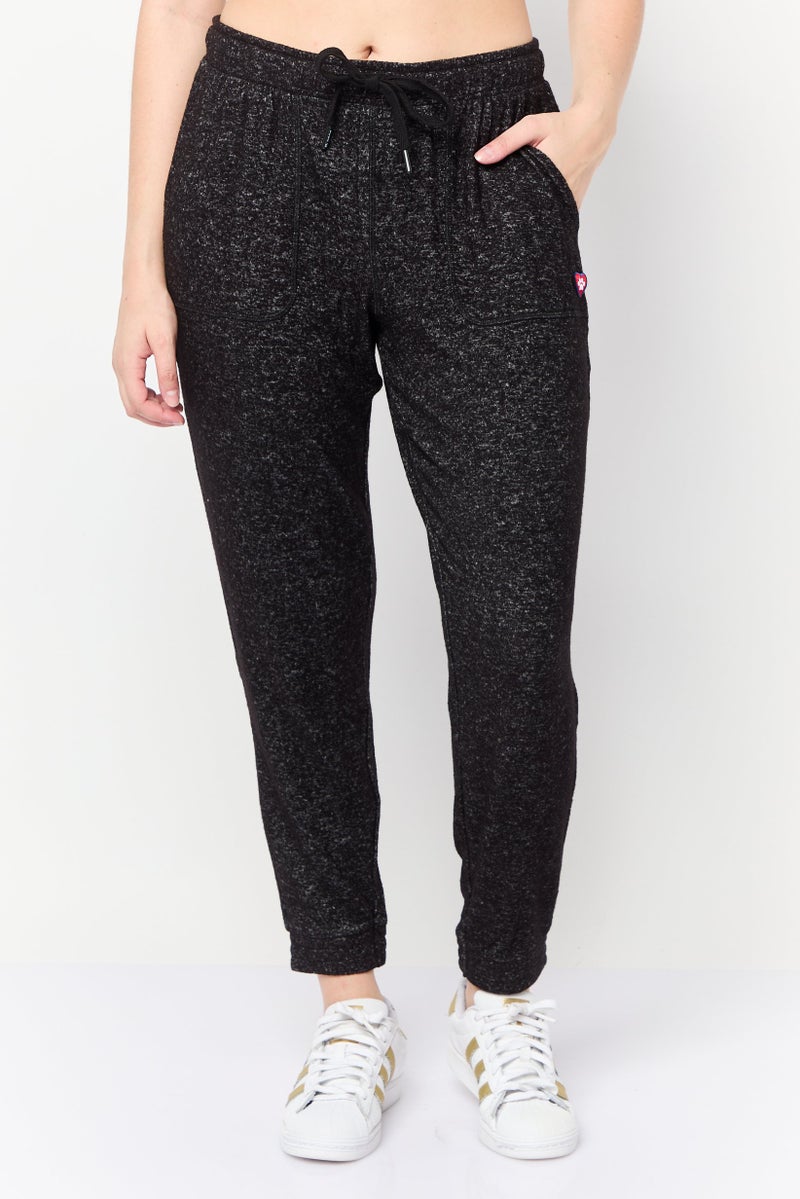 SKECHERS Women Sportswear Fit Outdoor Bobs Jogger Pants, Black - Image 1