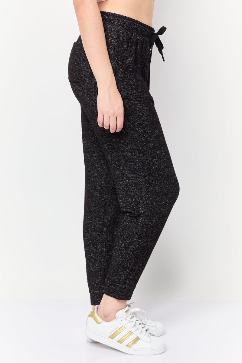 SKECHERS Women Sportswear Fit Outdoor Bobs Jogger Pants, Black - Image 3