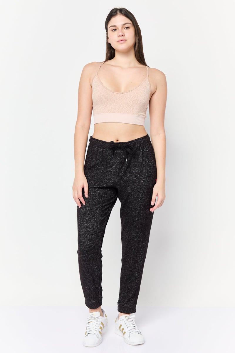 SKECHERS Women Sportswear Fit Outdoor Bobs Jogger Pants, Black - Image 2