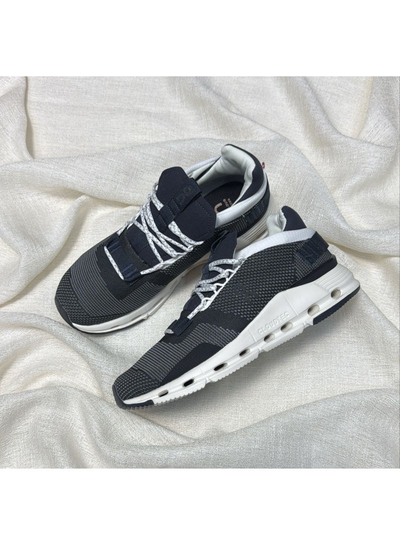 On Running Cloudnova Sneakers - Black/White - Image 2