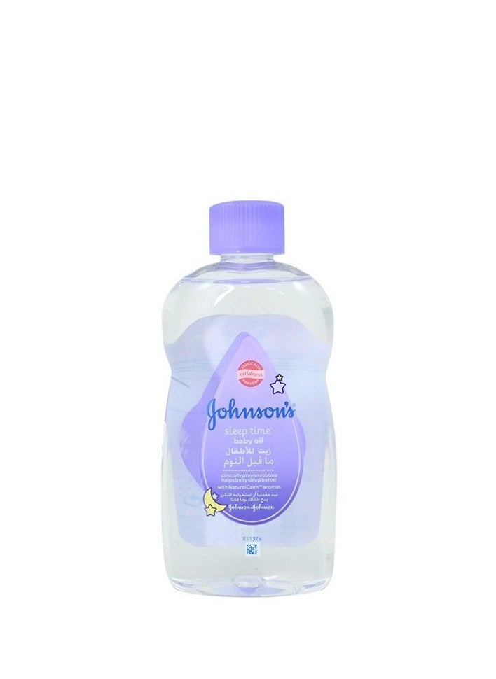 Johnson's Baby Bedtime Baby Body Oil Sleep Time Moisturizing Soothe and Relieve Dry Rough Skin Best for Baby Skin 300ml 