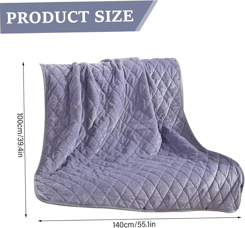 Heated Blanket Portable USB Heated Blanket Fast-Heating Washable Electric Hands and Knee Warmer for Office Home Car TravelHeated - Image 3
