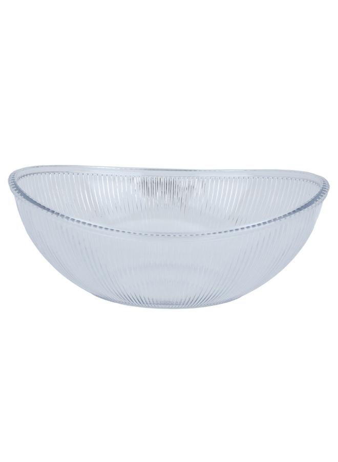 السيف  طبق تقديم بلاستيكي 32X25X12 سم 3.3 لتر شفاف - Image 2