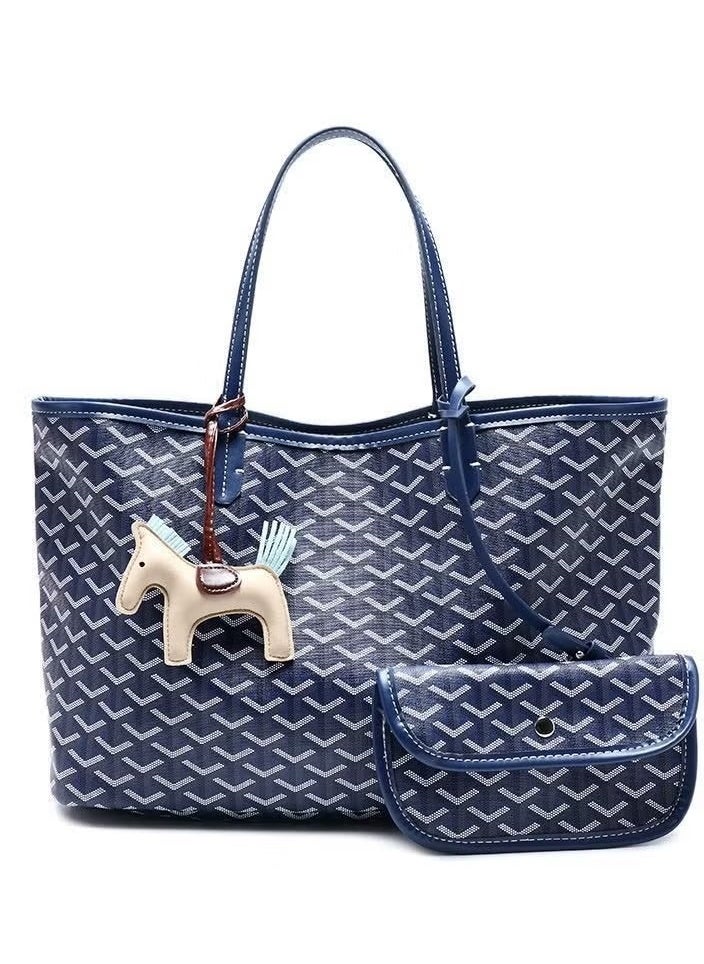 Generic EMO Dog Tooth Tote Bag Travel Bag Vegetable Basket Shopping Bag Pendants Random  - Image 1