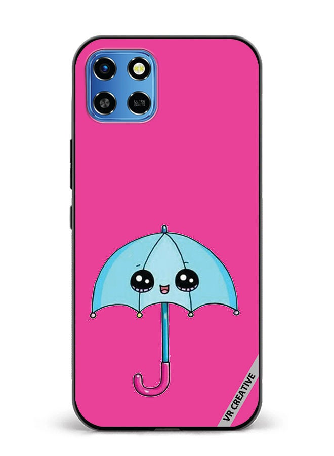 VR CREATIVE Protective Case Cover For Infinix Smart 6 HD Umbrella Design Multicolour - Image 1