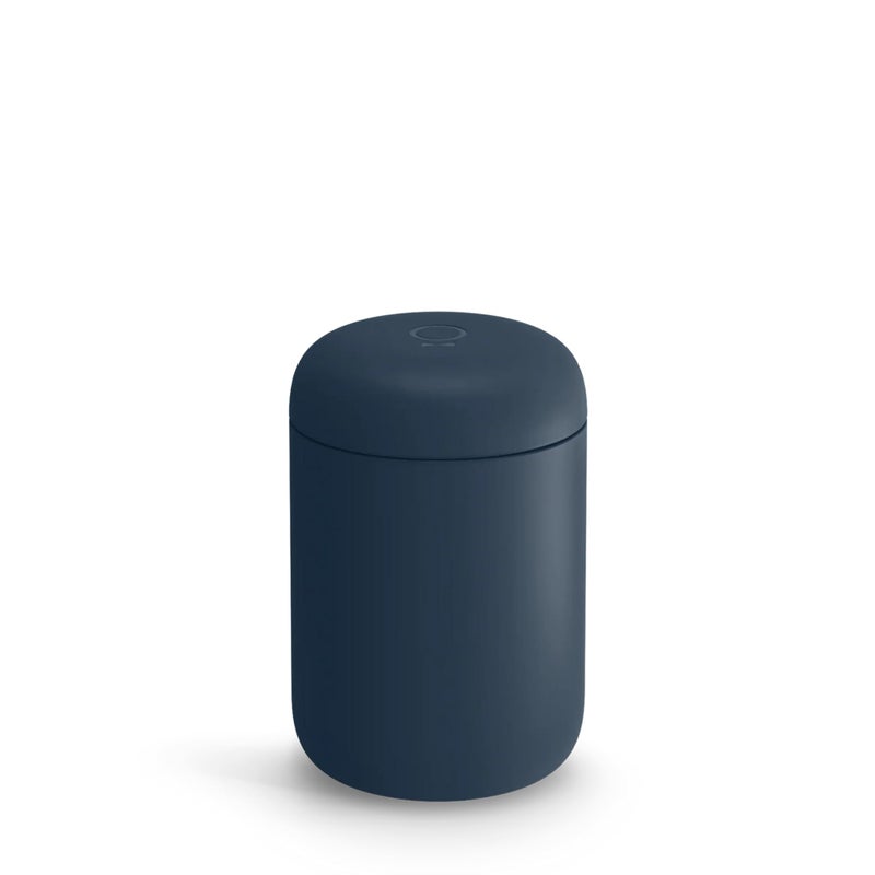 Fellow 12 oz Carter Wide Travel Mug  Wide Mouth VacuumInsulated Stainless Steel Coffee Mug  Tea and Coffee Tumbler  Travel Coffee Mug with Ceramic Interior  Stone Blue - Image 1