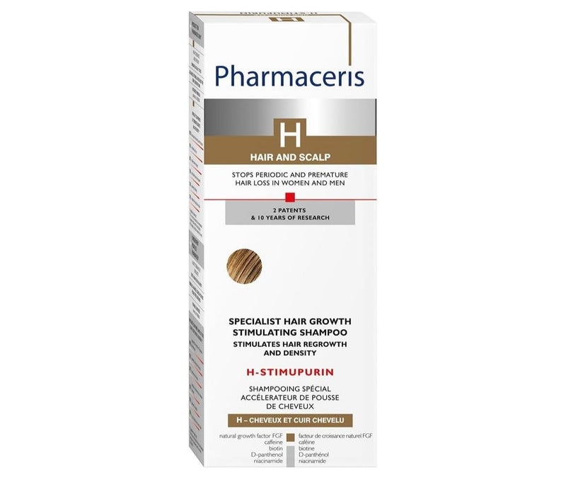 Pharmaceris H- Stimupurin Hair Growth Specialist Shampoo, 250 Ml – With Biotin Niacinamide D‑Panthenol For Thicker, Fuller, Stronger & Healthier Hair