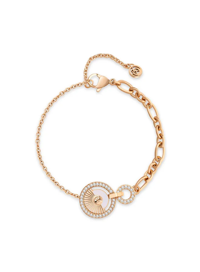 شيروتي 1881 Sunshine Ladies Bracelet Rosegold with MOP Feminine and Elegant Design