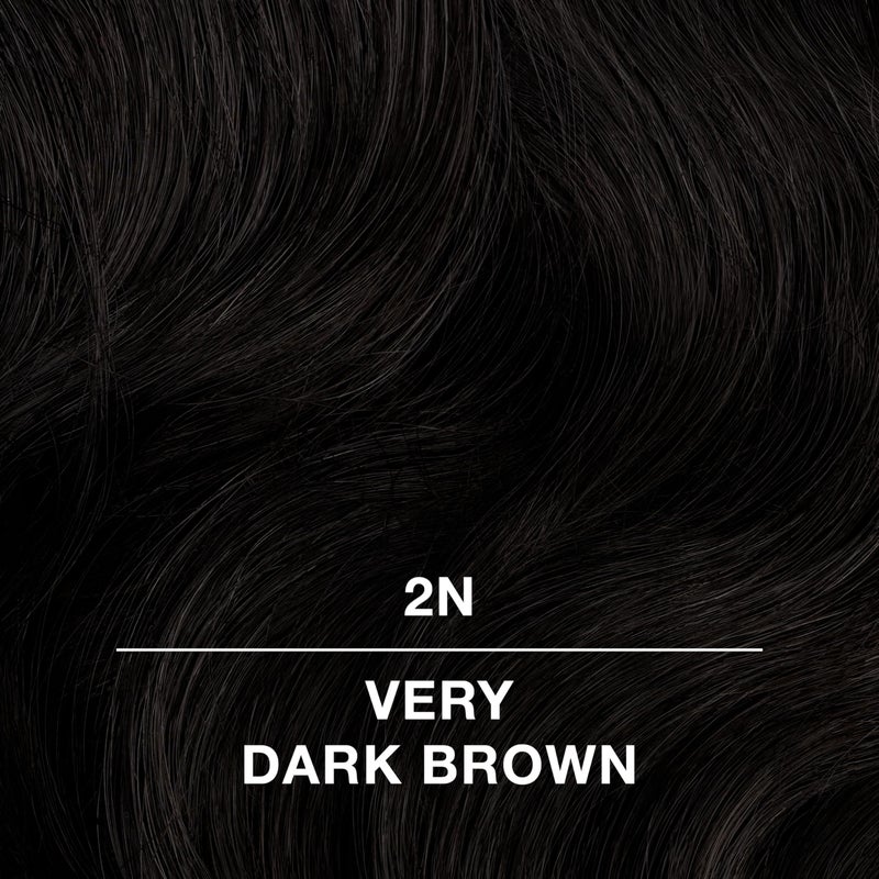 COLORCHARM Permanent Cream Hair Color, 2N Very Dark Brown, 2 oz. - Image 2