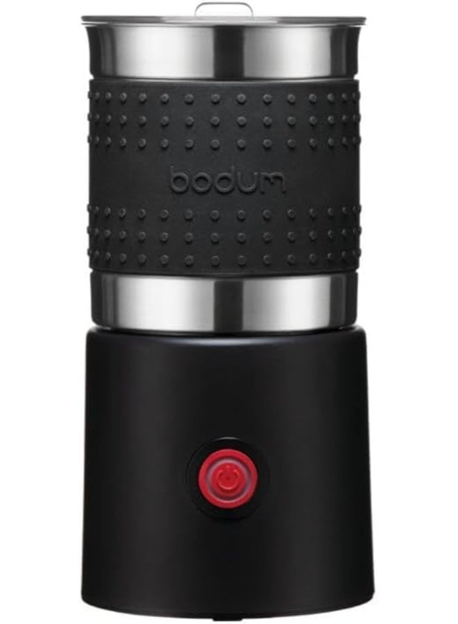 بودوم جهاز Bodum Bistro الكهربائي لرغوة الحليب (سعة 13.5 أونصة)، يتميز بالتحكم التلقائي في درجة الحرارة وحماية من التشغيل الجاف، باللون الأسود. - Image 1