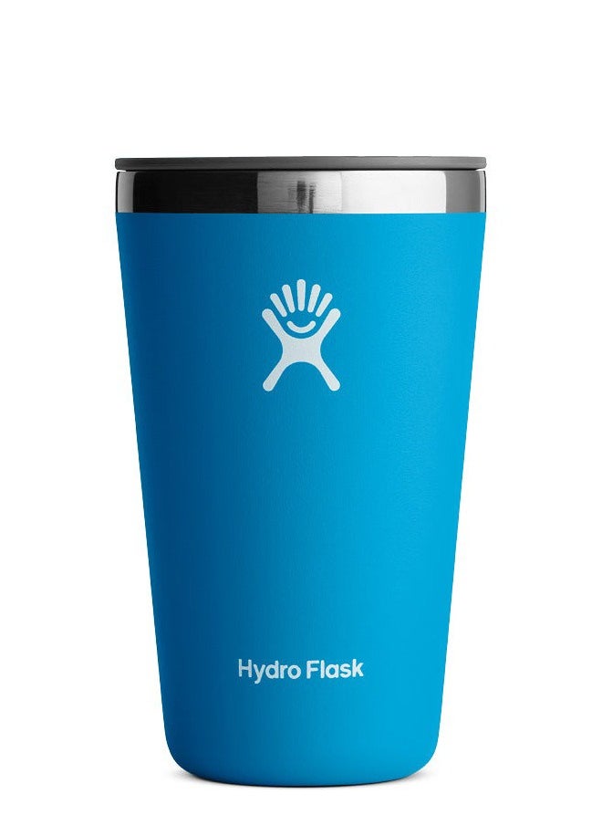 Hydro Flask 16 oz All Around Stainless Steel Tumbler with Lid and Double-Wall Vacuum Insulation  - Image 1
