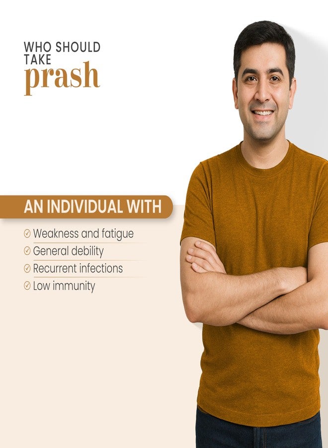 Vedistry Prash Ayurvedic Chyawanprash with Gold, Silver & Pearl | Daily Tonic for Strength, Stamina, Energy & Immunity Booster | Fortified with Amla, Giloy, Pippali & Shunthi | Ayurvedic Vitality, Revitalizer, Support Healthy Bone & Overall Wellness Support - 450 gm (Pack of 1) - Image 4