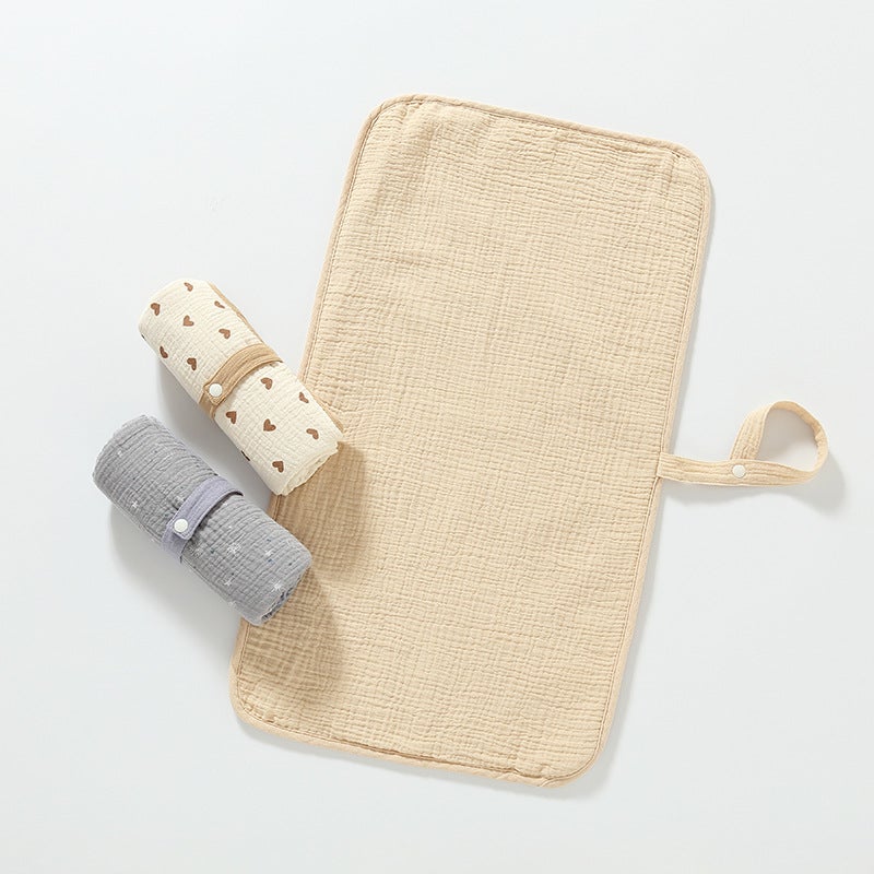 Baby Diaphragm Pad Baby Cotton Gauze Washable Breathable Waterproof Diaphragm Pad For Newborns Portable Soft - Image 2