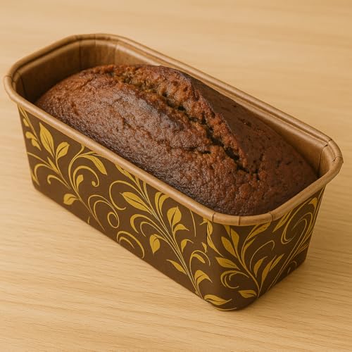 Esslly Bake n Serve Brown Floret Loaf Pans (250g, 10 Pack) – Effortless Baking for Perfectly Shaped Loaves! Ideal for Crafting Delicious Treats with Ease and Charm. - Image 2