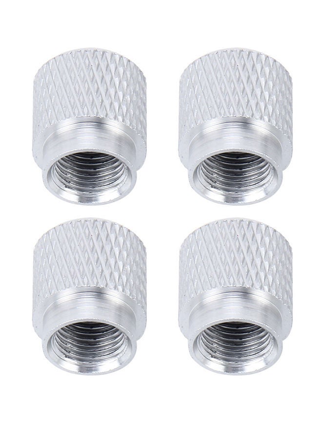 NIBEMINENT 4 -Piece Air Filter Shape Car Tire Valve Cap - Image 1