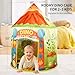 Amplov LED Dinosaur Play Tent for Kids 53 41 Light Up Pop Up IndoorOutdoor Playhouse Fort with Carrying Bag Foldable Dino Pretend Play Tent for Toddlers Ages 35 Ideal Gift for Ages 39 - Image 4