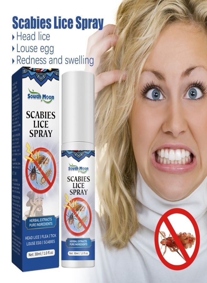 Spray Family Size Lice Treatment for Kids  Adults, Easy Use Lice Spray Kills Head Lice, Eggs, Super Lice on Contact, Includes Metal Lice Comb, Multiple Treatments, 30ml - Image 2
