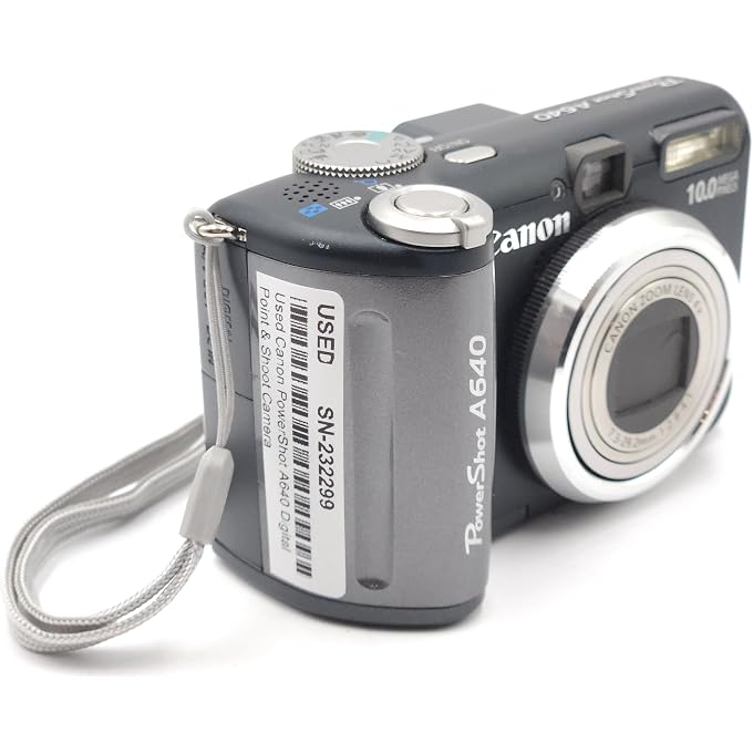 Canon PowerShot A640 10MP Digital Camera with 4x Optical Zoom - Image 2