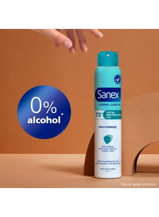 Sanex Derma Care+ Total Protection 72Hr Antiperspirant 200Ml - Image 4