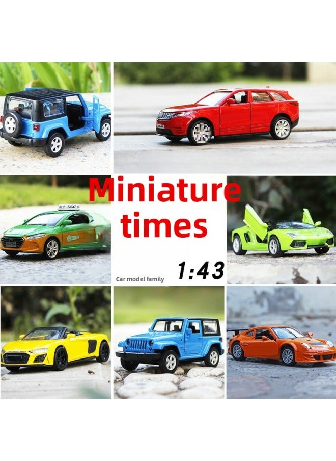 null - Authentic Caipo Comes True Match Alloy Car Model Mini Flap Pocket Pants Door Opening Kidsren's Boy Toy Box Car-Color:1:42 Mustang-red Edition (2 Sets Of Accessories Can Be Modified)-Specification:Car - Image 1