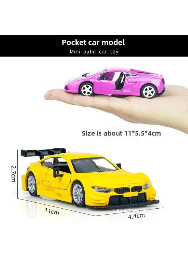 null - Authentic Caipo Comes True Match Alloy Car Model Mini Flap Pocket Pants Door Opening Kidsren's Boy Toy Box Car-Color:1:42 Mustang-red Edition (2 Sets Of Accessories Can Be Modified)-Specification:Car - Image 1