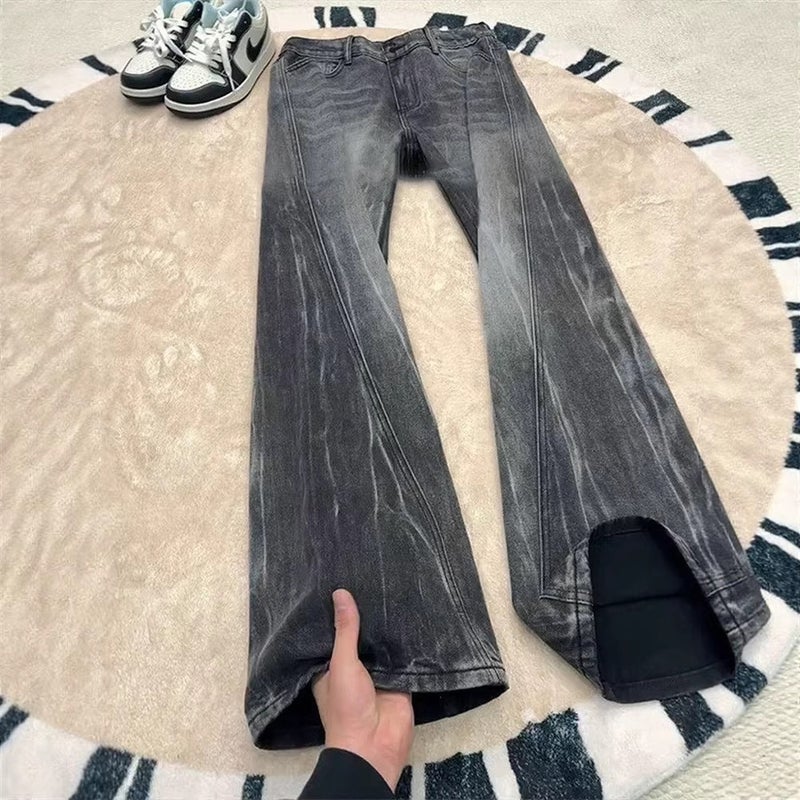 Unisex Casual Daily Denim Jeans - Image 2