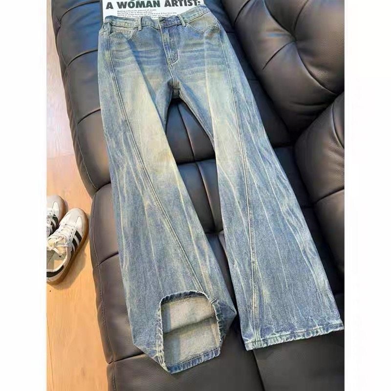 Unisex Casual Daily Denim Jeans - Image 1