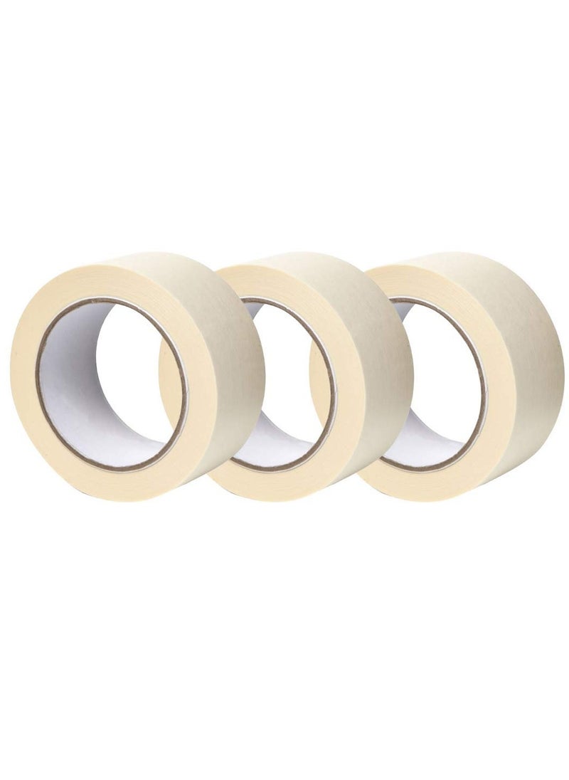 Sharpdo - Masking Tape 2 Inch x 20 Yards - Strong Adhesive Tape for Painting, Decorating, DIY, Home, Office, School, and Crafts - Image 1