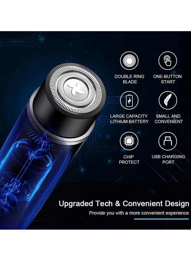 DubaiGallery 1pc Electric Shaver Men Shaving Mens Trimmers for Face Cordless Hair Trimmer for Men Practical Men Razor Mini Pocket Razor Eyebrow Razor Practical Shaver Beard Shaver Male Razor - Image 4